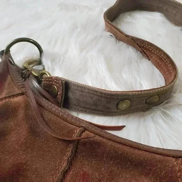 Lucky Brand Y2K Brown Leather Shoulder Bag - Picture 8 of 15
